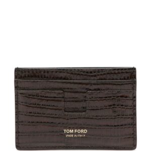 TOM FORD lizard-skin leather cardholder