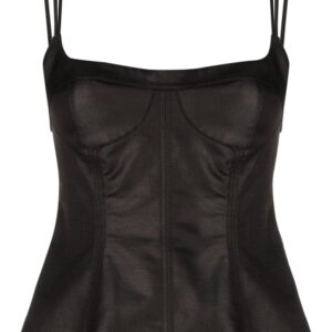 Stella McCartney corset-style peplum tank top