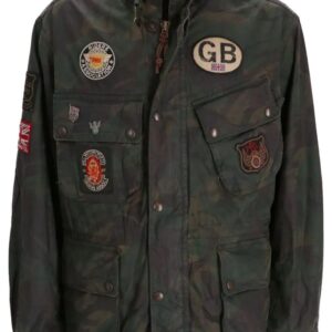 Polo Ralph Lauren patch-embellished camouflage-print utility jacket