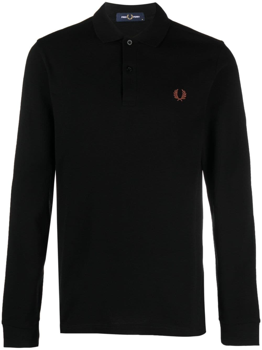 Fred Perry logo-embroidered cotton polo shirt