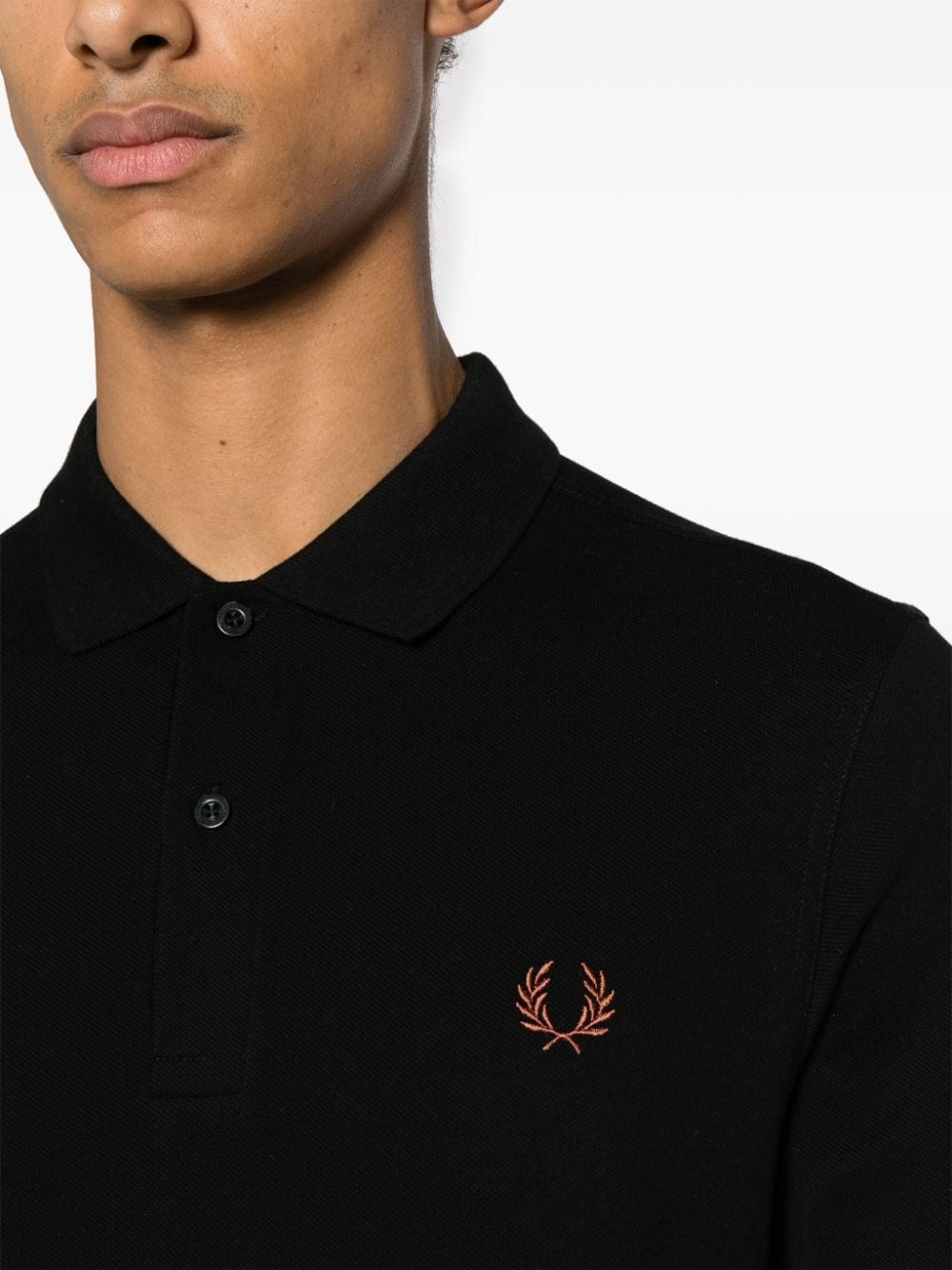 Fred Perry logo-embroidered cotton polo shirt - Image 5