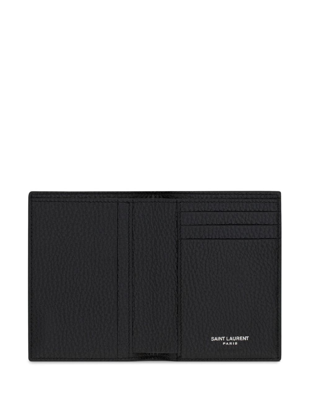 Saint Laurent logo-plaque leather wallet - Image 4