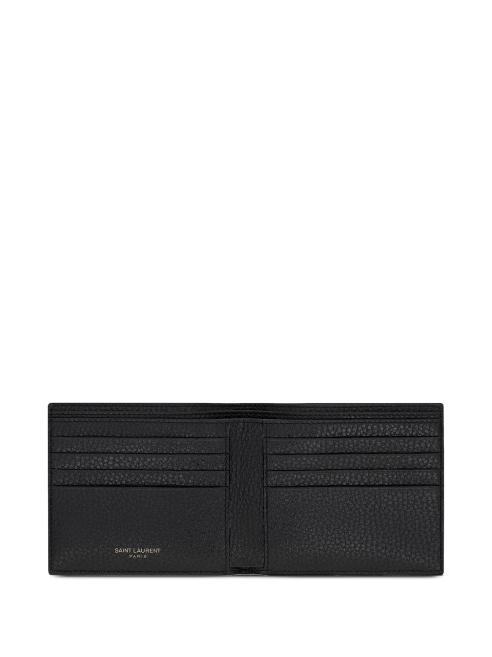Saint Laurent logo-plaque leather wallet - Image 4