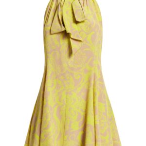 Versace  Barocco silk minidress