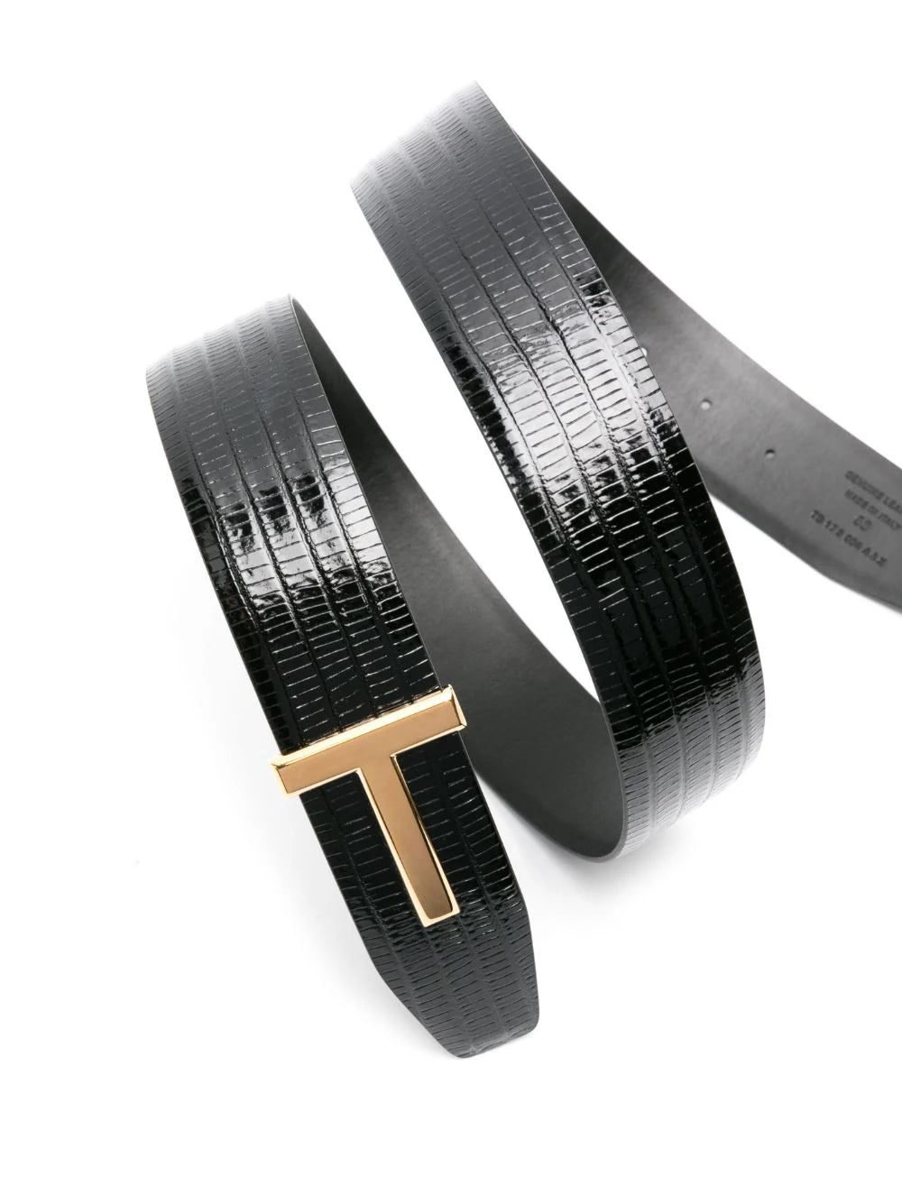 TOM FORD T-plaque leather belt - Image 2