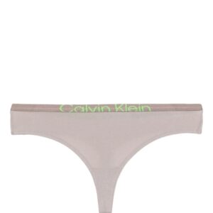 Calvin Klein  logo-waistband cotton thong
