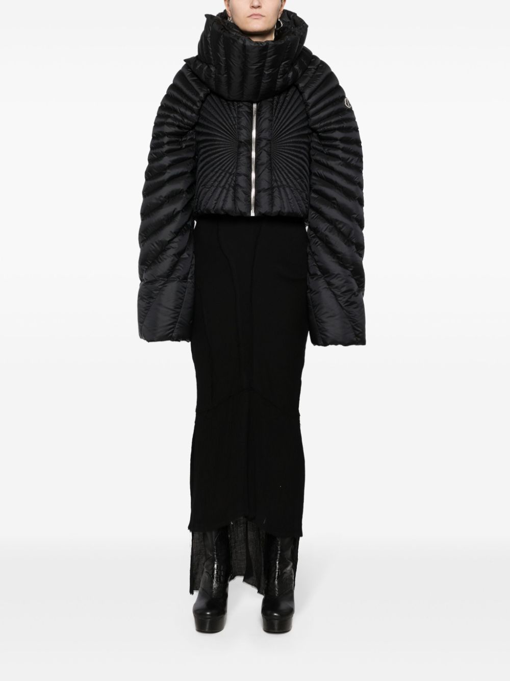 Moncler + Rick Owens Radiance convertible padded down-filled jacket - Image 3