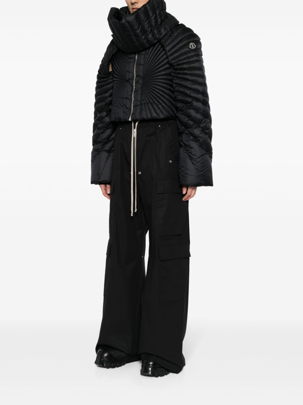 Moncler + Rick Owens Radiance convertible padded down-filled jacket - Image 4