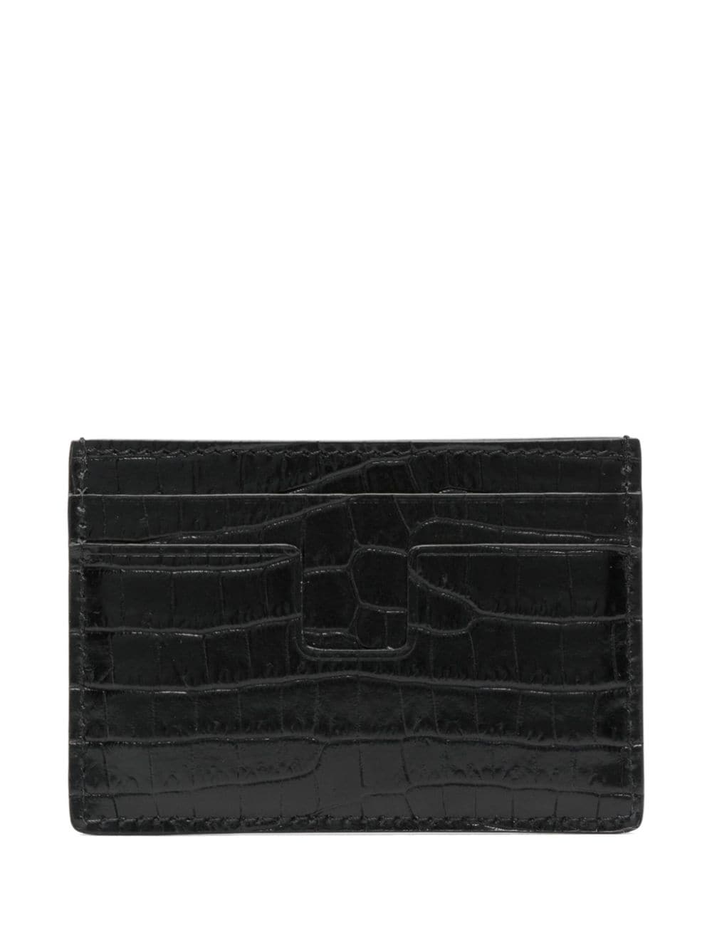 TOM FORD logo-plaque leather cardholder - Image 2
