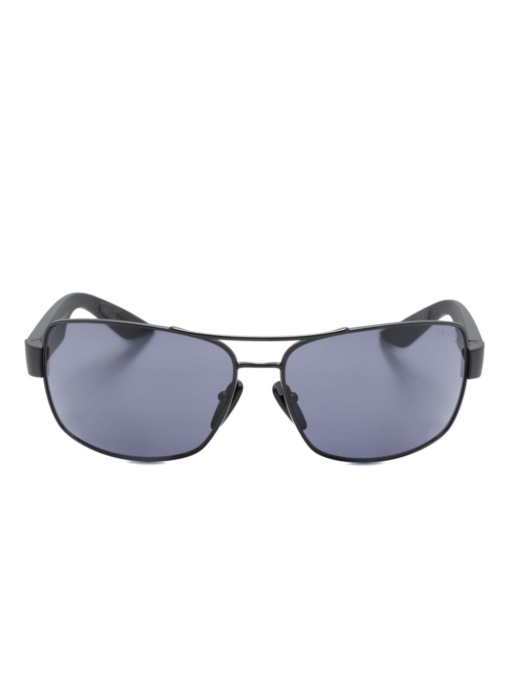 Prada Eyewear rectangle-frame logo-print sunglasses