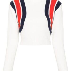 Gucci Sylvie-Web knitted cropped top