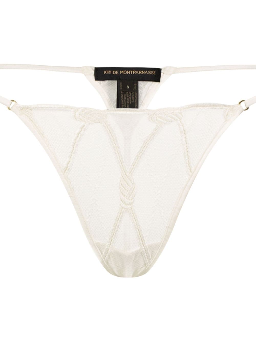 Kiki de Montparnasse Bondage mesh-panel thong - Image 2