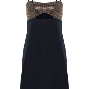 Michael Michael Kors rhinestoned cut-out mini dress