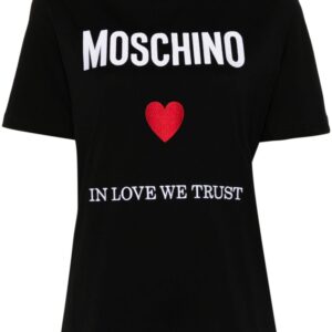 Moschino logo-print cotton T-shirt
