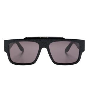 Gucci Eyewear GG-monogram rectangle-frame sunglasses