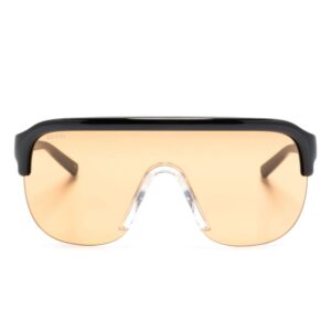 Gucci Eyewear lens-decal shield-frame sunglasses