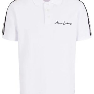 Armani Exchange  logo-embroidered polo shirt