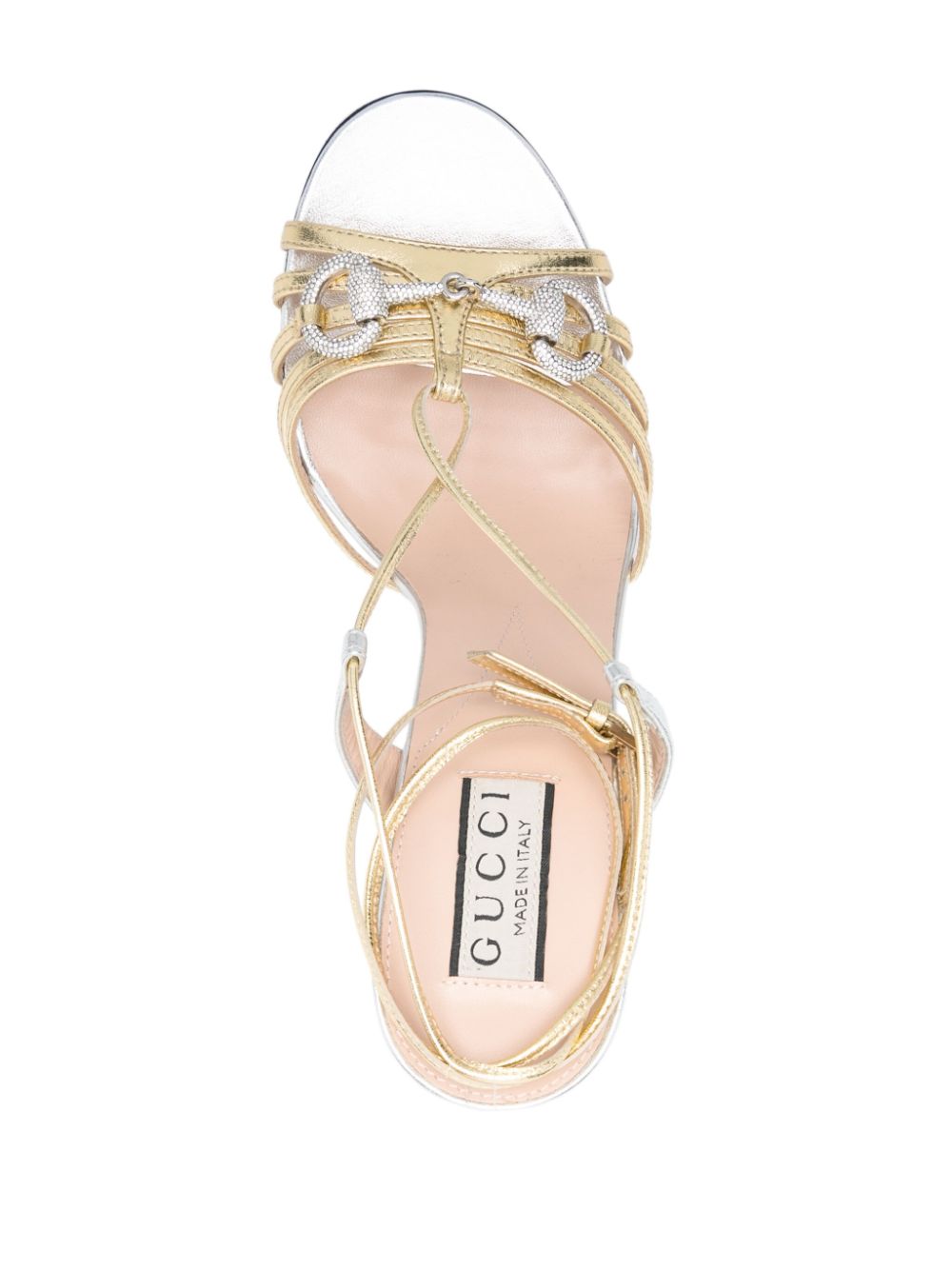 Gucci 110mm Horsebit leather sandals - Image 4