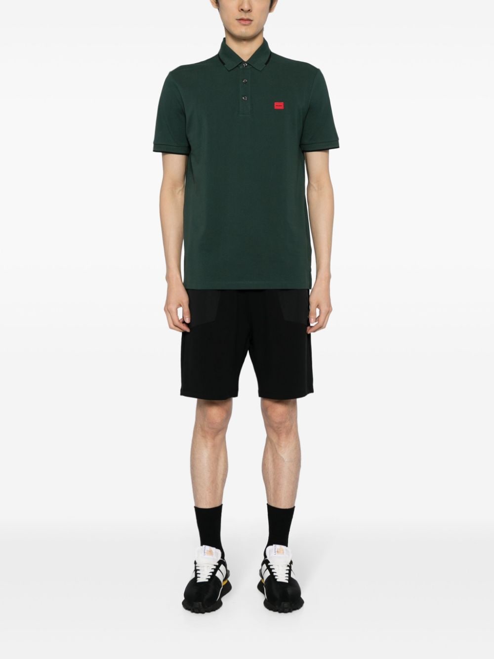 HUGO Deserino 232 cotton-pique polo shirt - Image 2