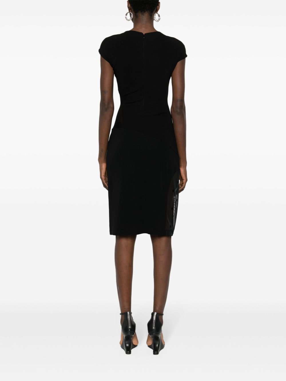Givenchy panelled crepe midi dress - Image 3