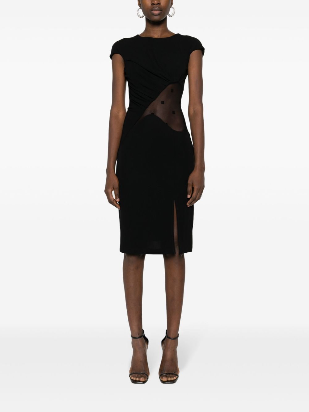 Givenchy panelled crepe midi dress - Image 4