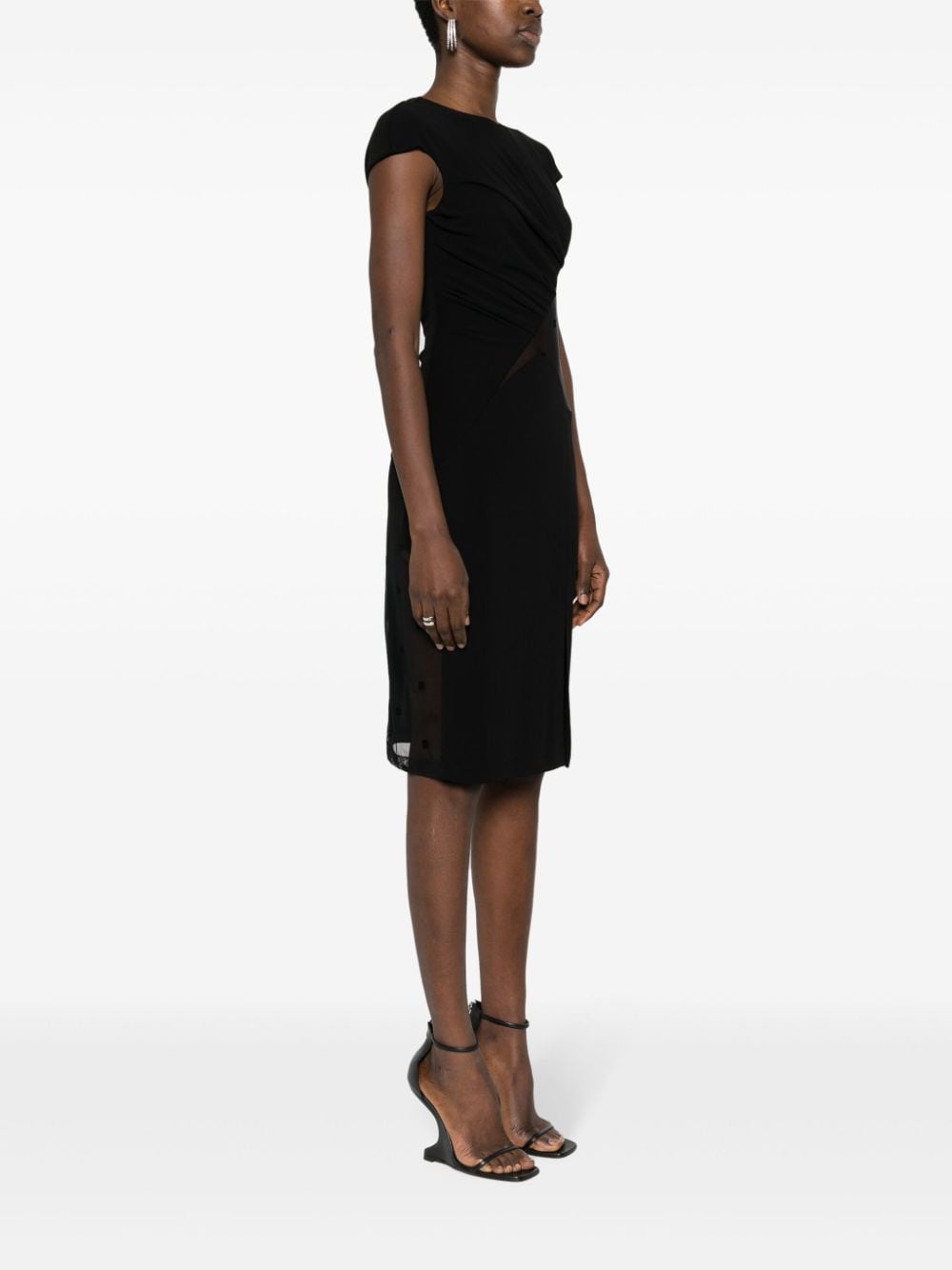 Givenchy panelled crepe midi dress - Image 5