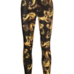 Versace Jeans Couture  baroque-print elasticated leggings