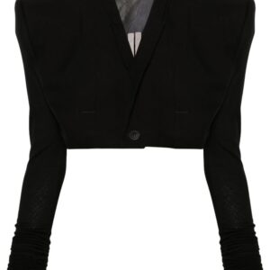 Rick Owens  Cobra Micro Tatlin cropped blazer