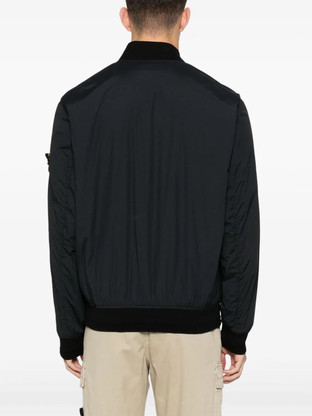 Stone Island Compass-patch zipped bomber jacket - Image 4