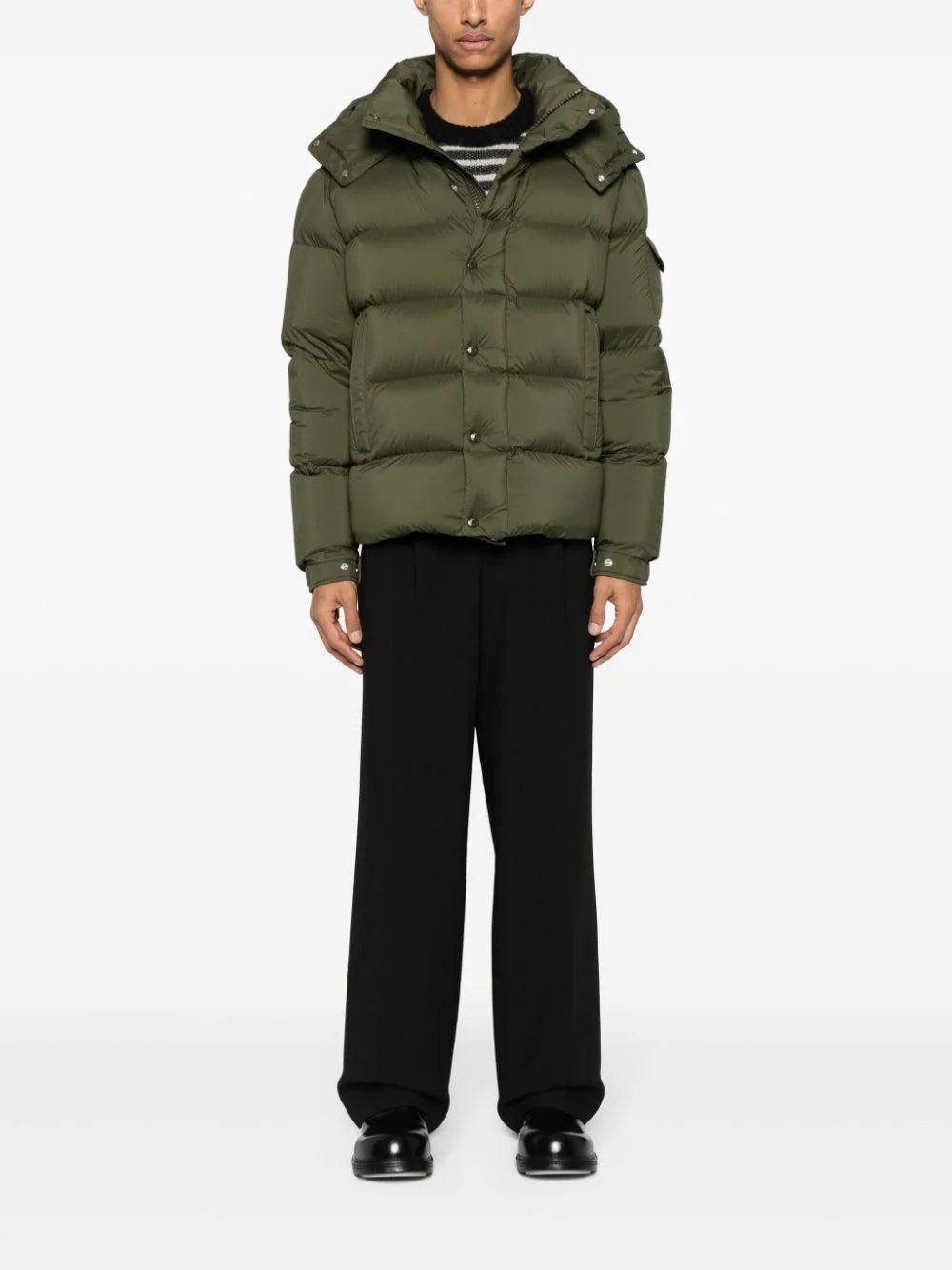 Moncler logo-patch padded jacket - Image 2
