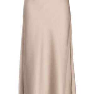 CK Calvin Klein  high-waisted satin slip skirt