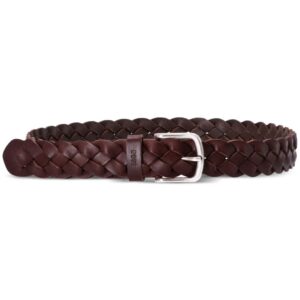 Louis Vuitton braided leather belt