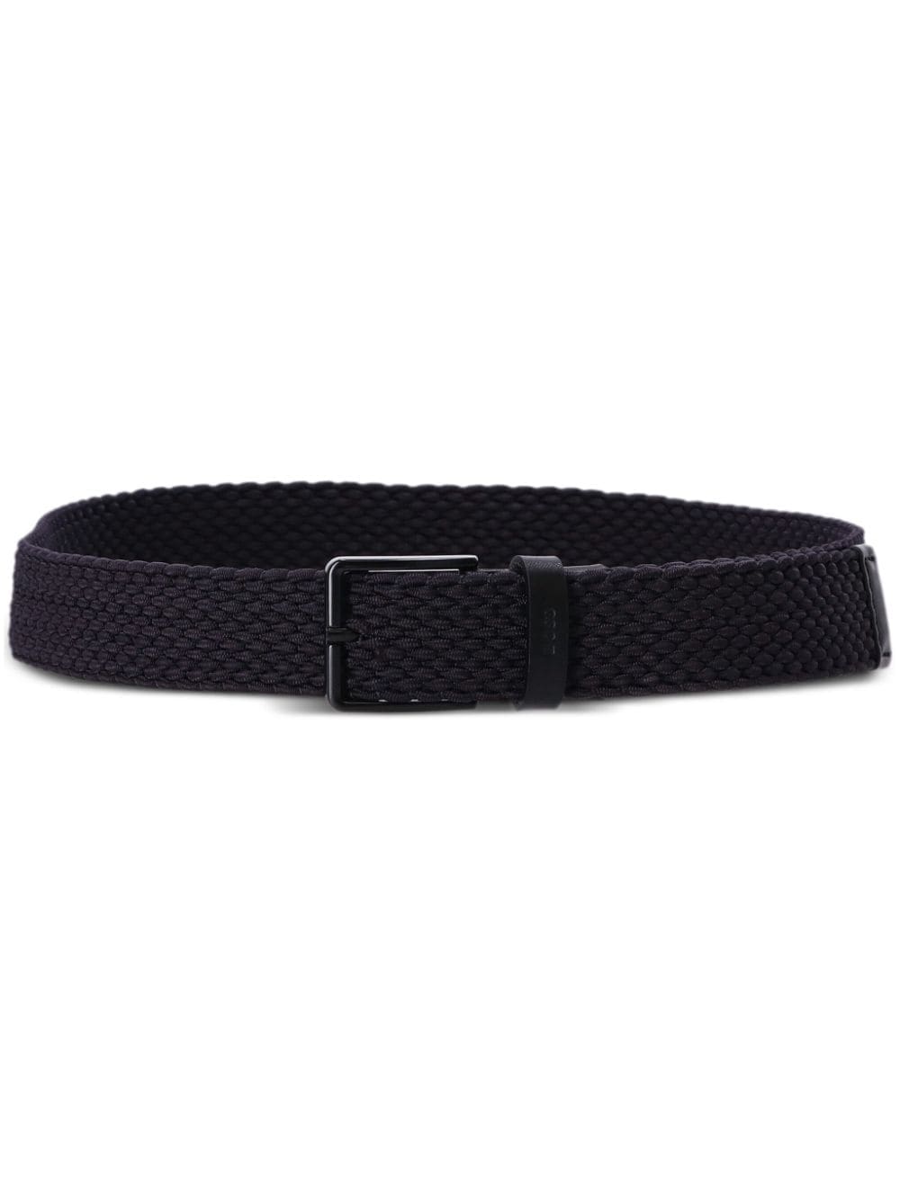 Louis Vuitton logo-debossed interwoven belt