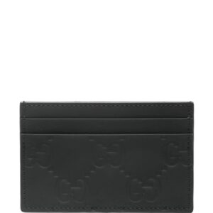 Gucci GG Supreme leather card holder