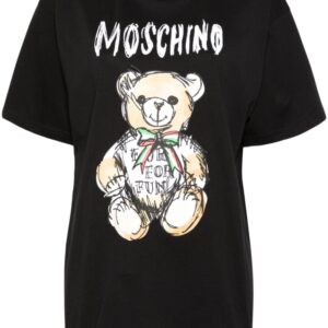 Moschino Teddy Bear-print cotton T-shirt
