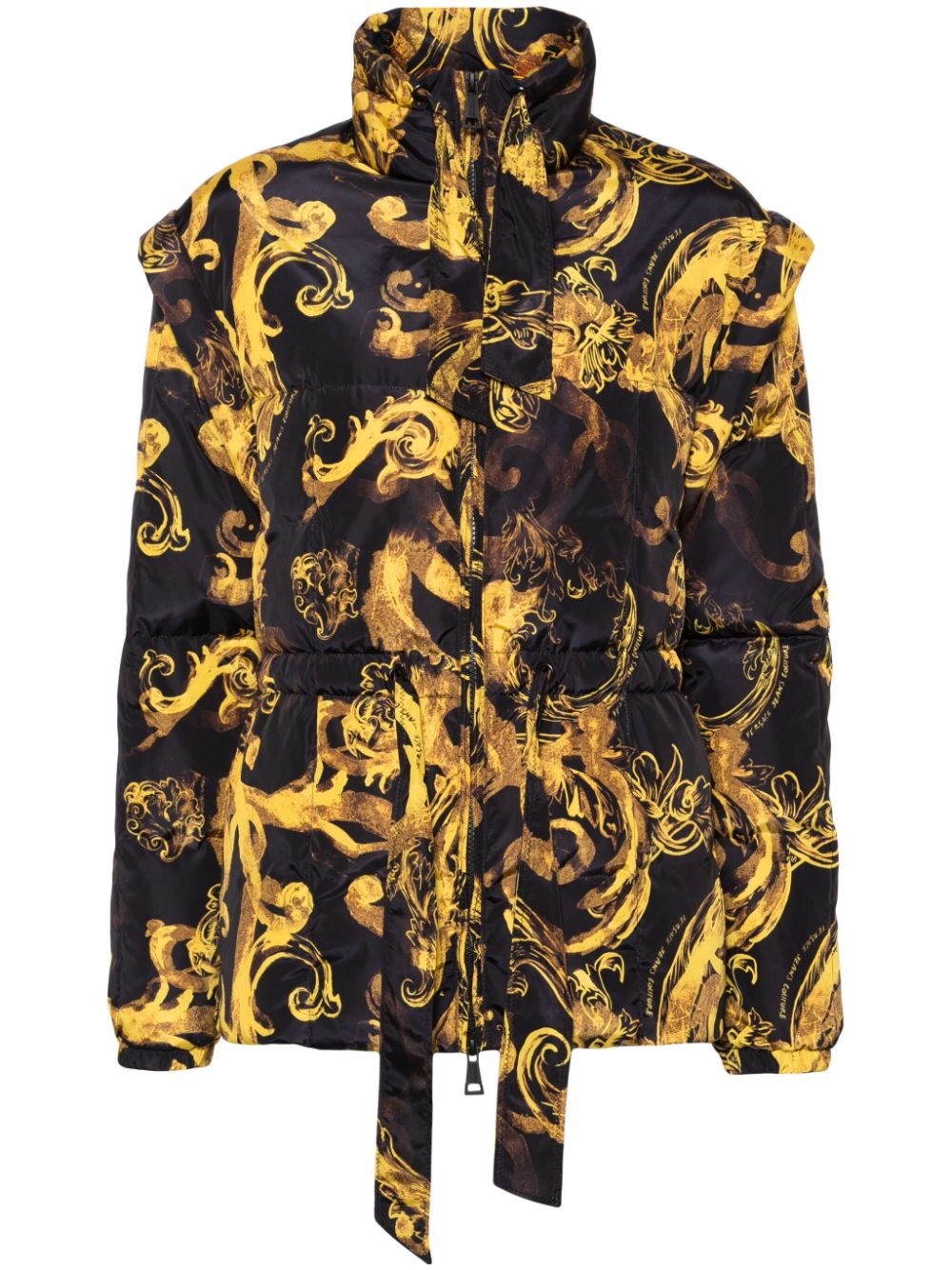Versace Jeans Couture Barocco-print down jacket