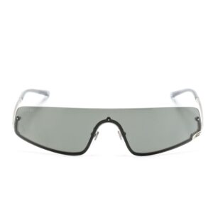 Gucci Eyewear half-rimless mask-frame sunglasses