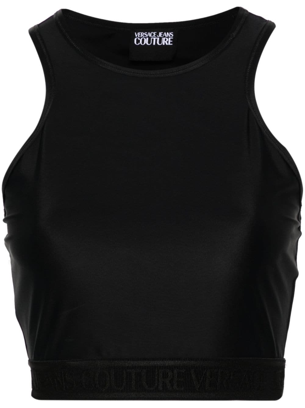Versace Jeans Couture logo-underband crop top