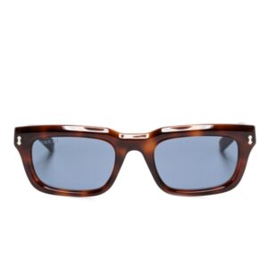 Gucci Eyewear tortoiseshell rectangle-frame sunglasses