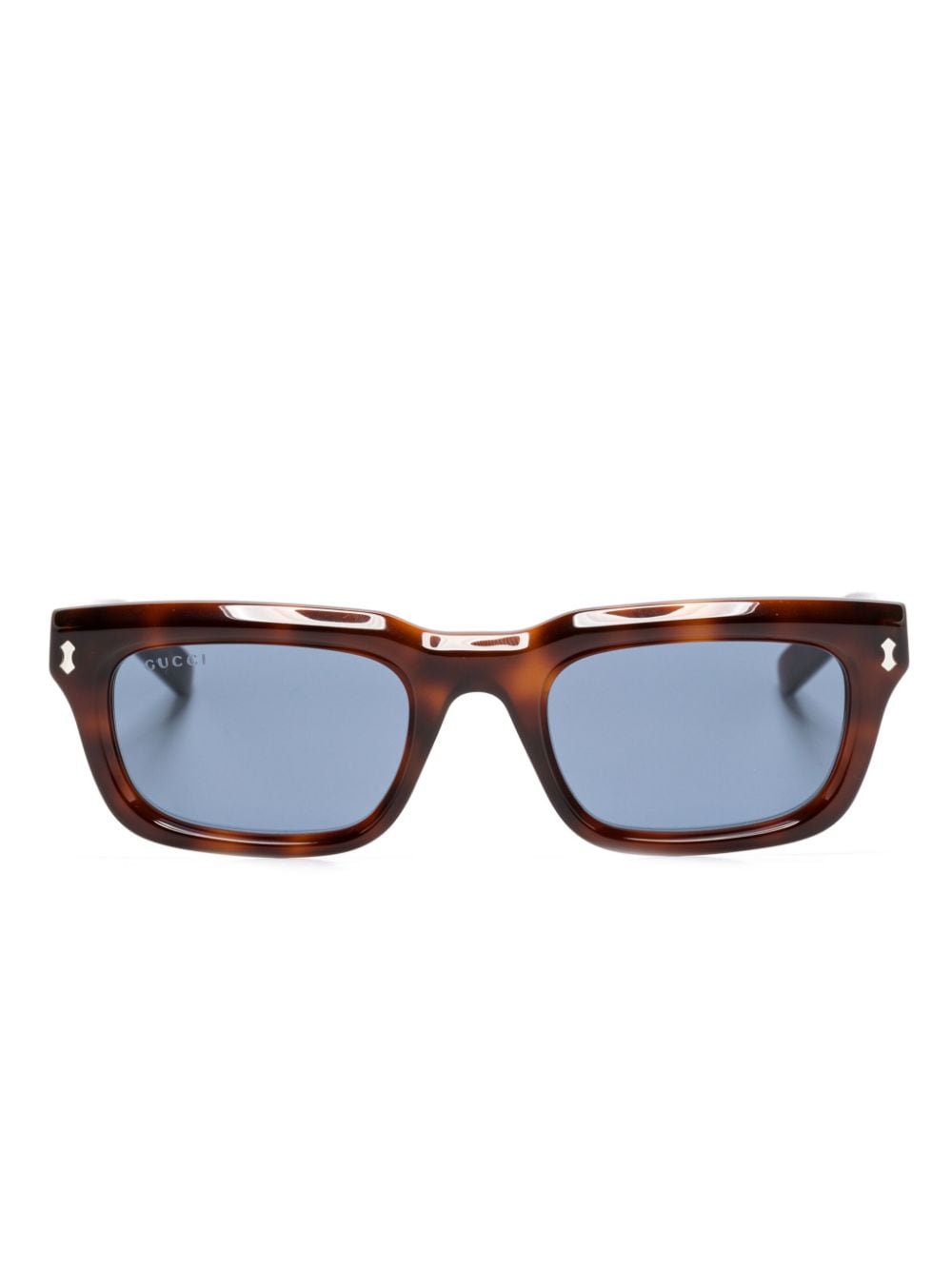 Gucci Eyewear tortoiseshell rectangle-frame sunglasses