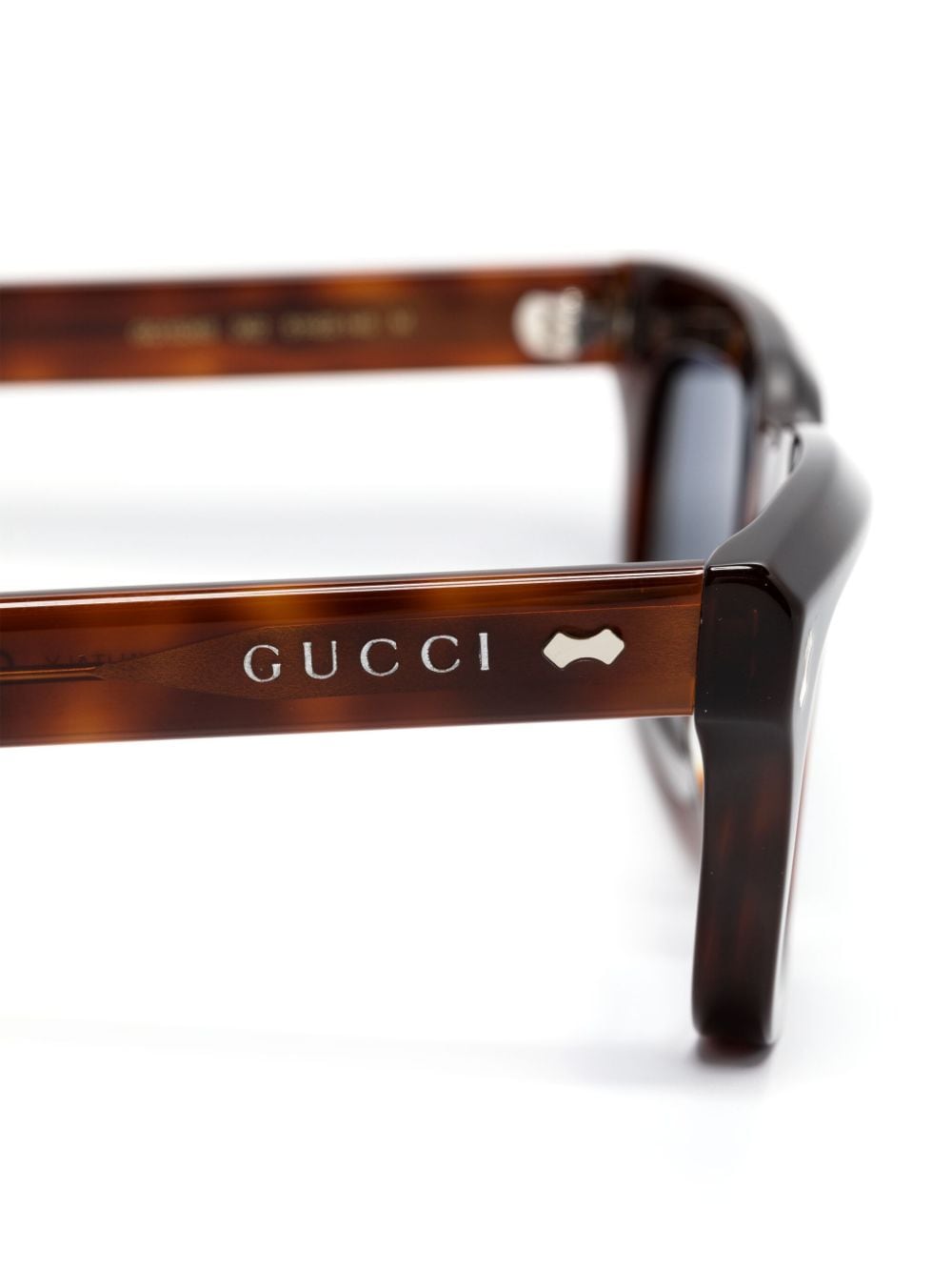 Gucci Eyewear tortoiseshell rectangle-frame sunglasses - Image 3
