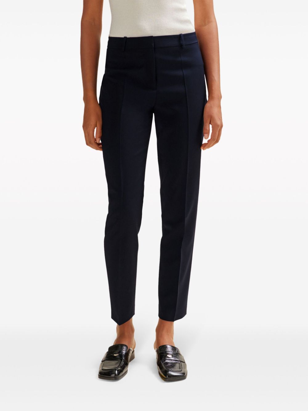 BOSS virgin wool cropped trousers - Image 3