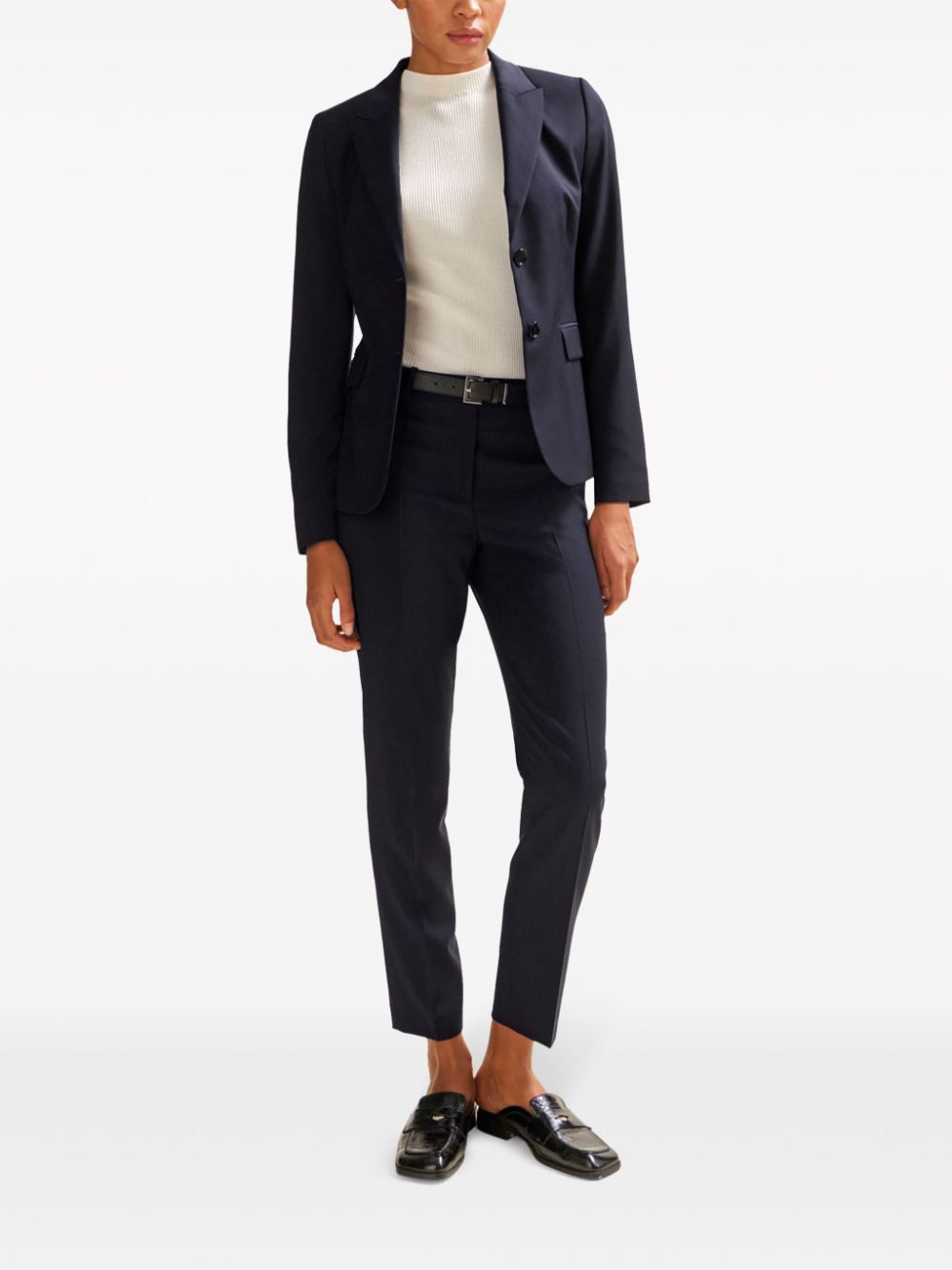 BOSS virgin wool cropped trousers - Image 2