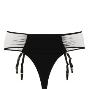 Maison Close suspender-straps sheer-panels thong