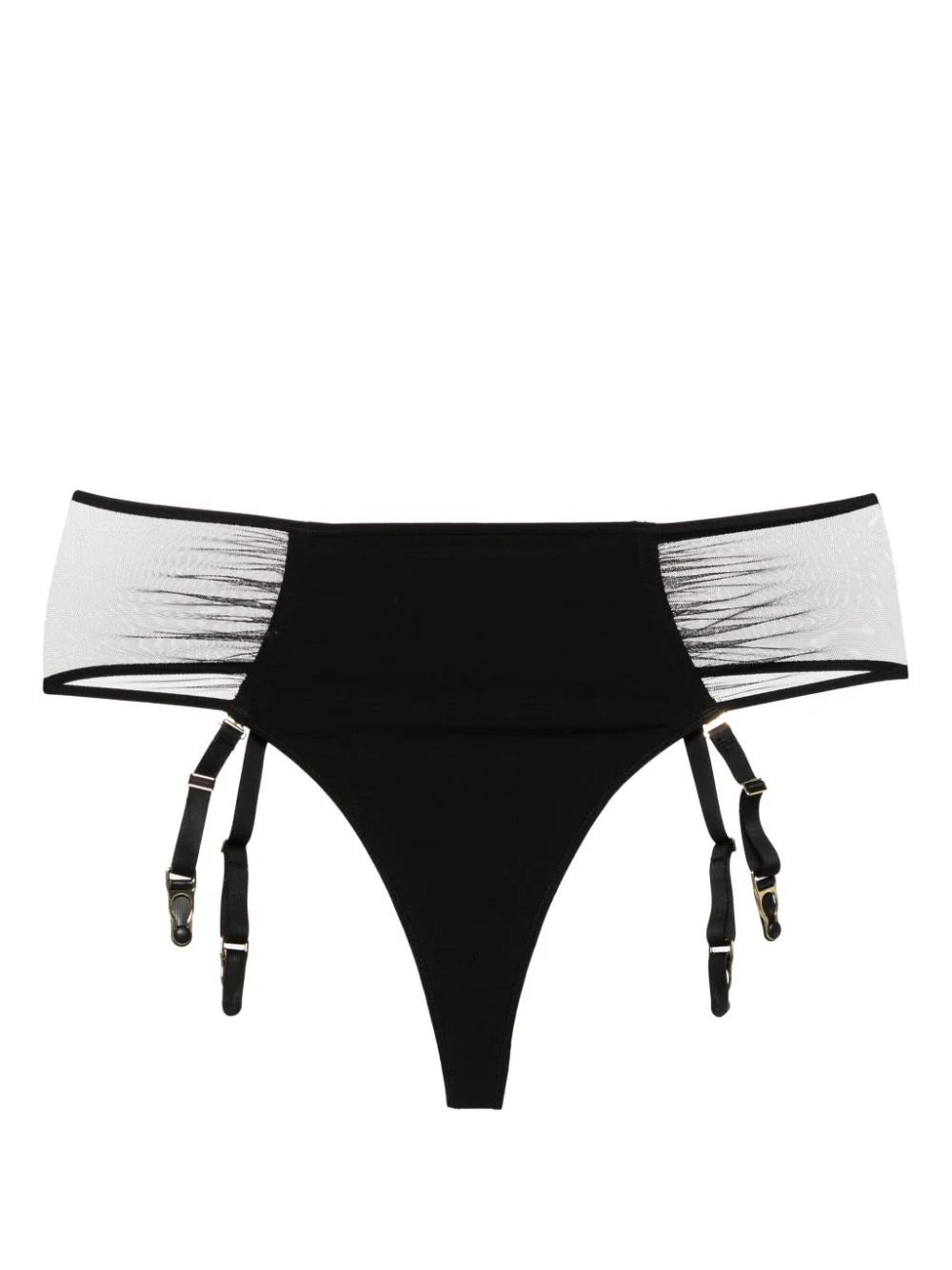 Maison Close suspender-straps sheer-panels thong