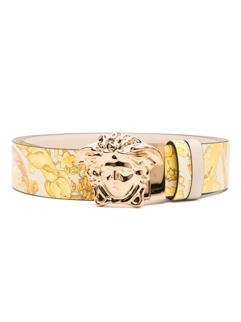 Versace Barocco reversible leather belt