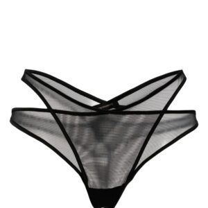 Kiki de Montparnasse Maxim layered sheer thong