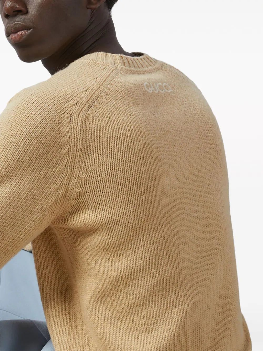 Gucci logo-embroidered wool Jumper - Image 4