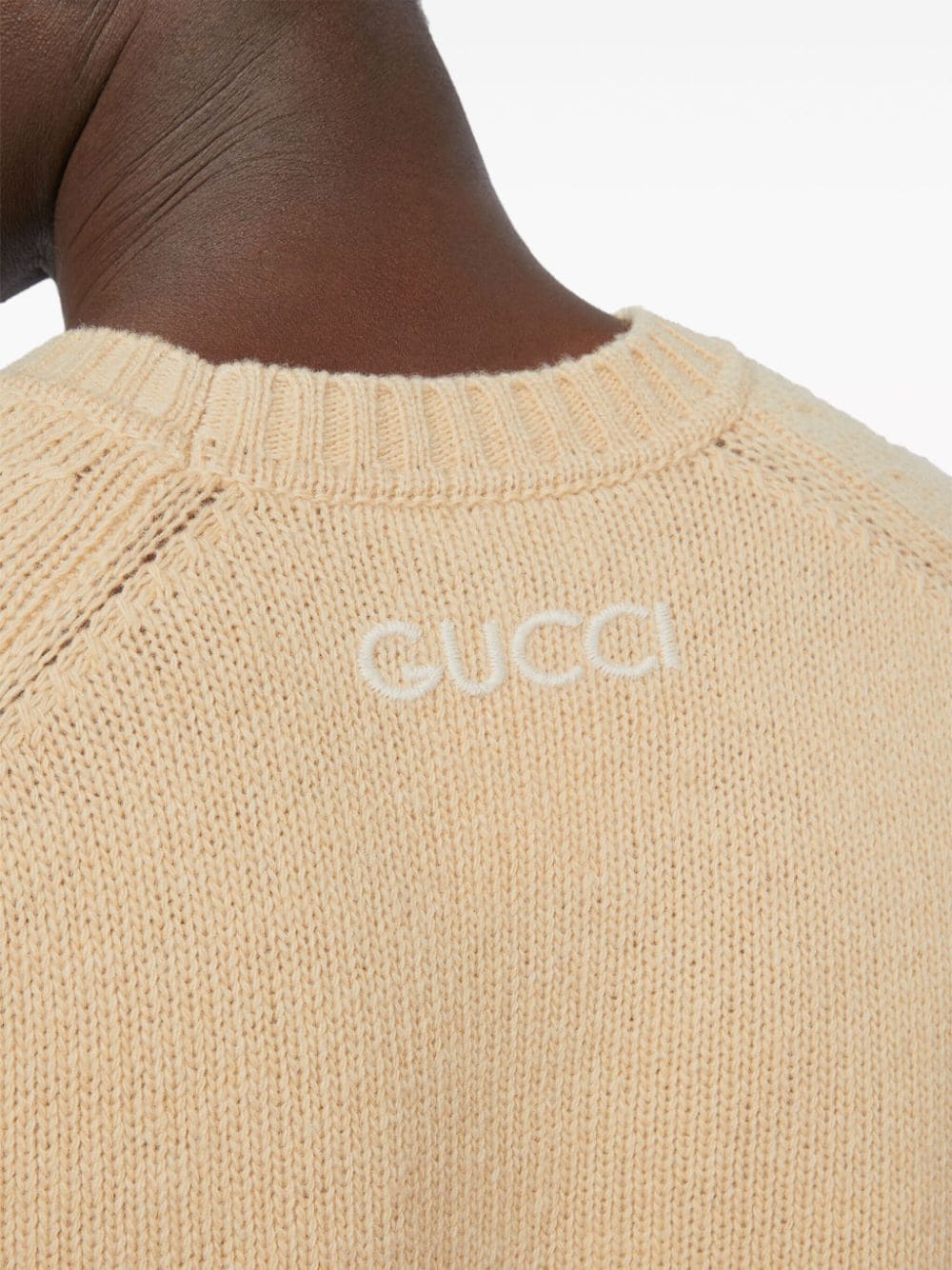 Gucci logo-embroidered wool Jumper - Image 2