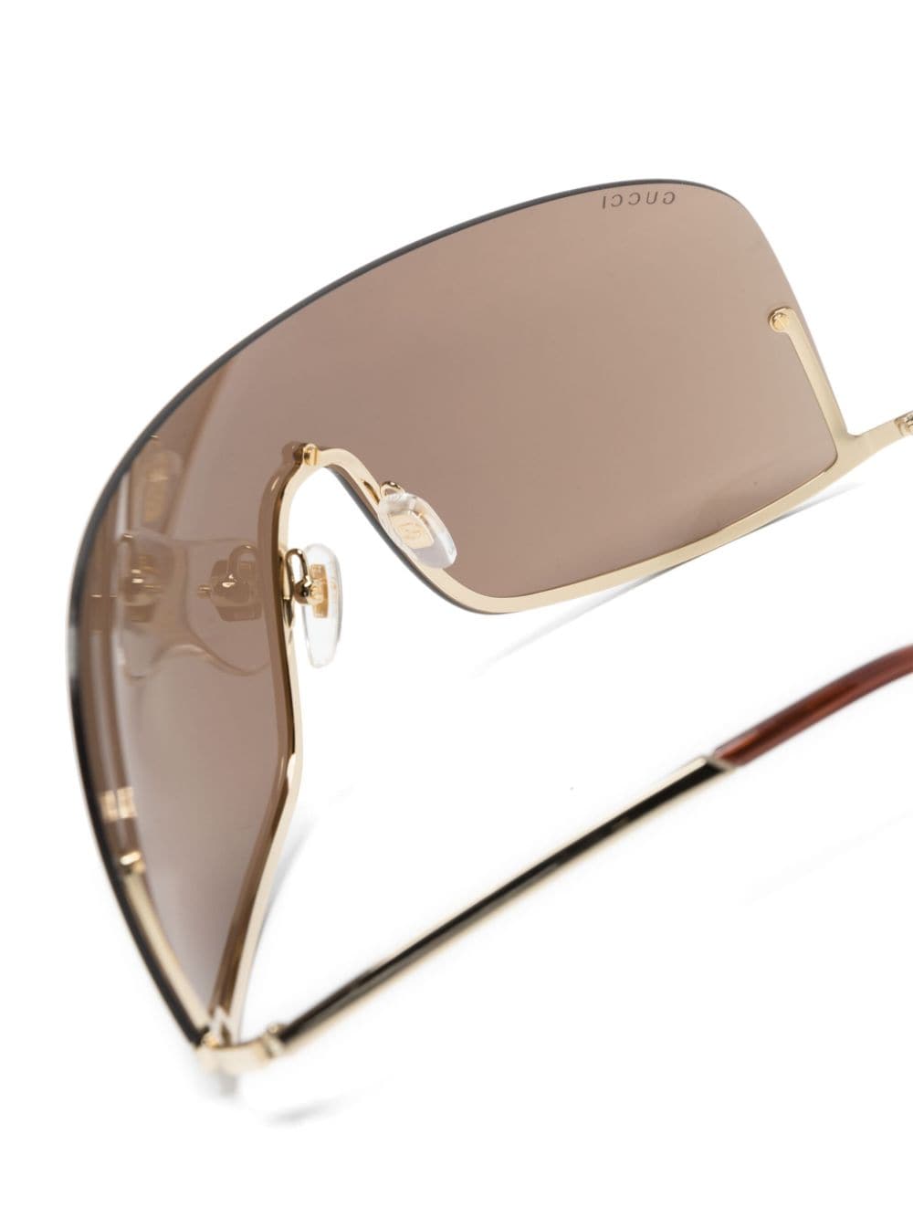 Gucci Eyewear Square-G-motif shield-frame sunglasses - Image 3